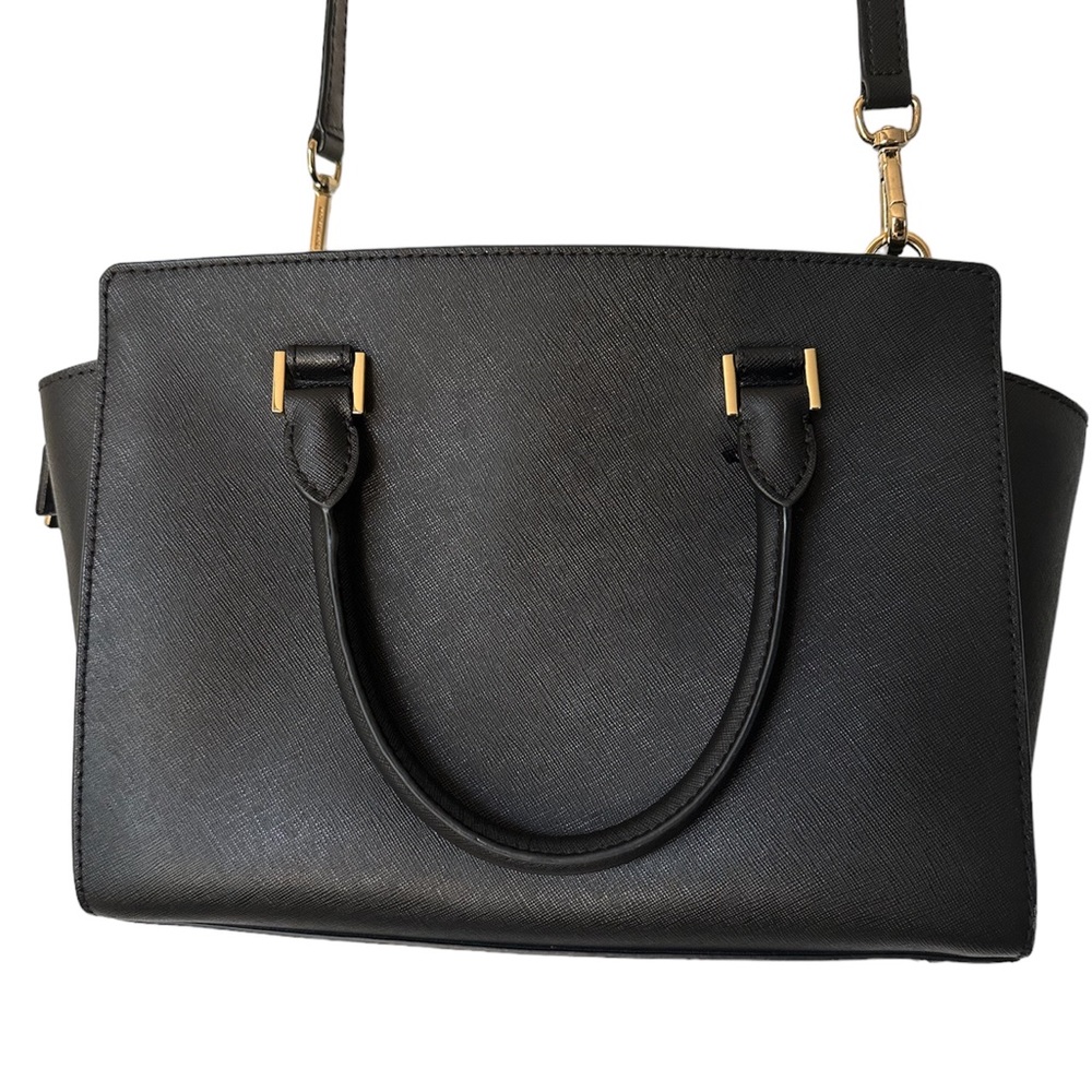 MICHAEL KORS Selma Medium Saffiano Leather Cossbody Bag EXCELLENT CONDITION - Picture 3 of 15